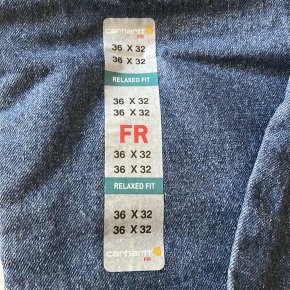 Men’s Carhartt FR  13 - Fame-Resistant Denim utility Jean new with tag - Picture 2 of 8